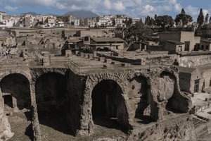 Naples: Herculaneum Entry Ticket with Digital Audio Guide