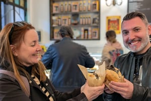 Palermo: Street Food -kävelykierros auringonlaskun aikaan
