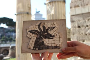 Roma: Laboratorio di mosaico antico