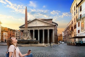 Rome Audio Guide with Pantheon & St.Pietro basilica