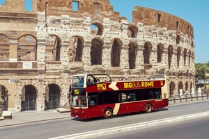 Rom: Big Bus Hop-On/Hop-Off-Bustour Open-Top Sightseeing Tour
