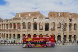 Roma: City Sightseeing Hop-on Hop-off-buss med Audioguide