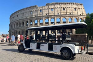 Rome: Family-Friendly Golf Cart Tour with Free Gelato