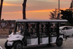 Rome: Golf Cart Big group Tour