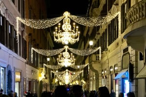 Rome illuminée : Visite à pied des lumières de Noël