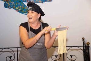 Rom: Pasta och Tiramisu Delad matlagningskurs med vin