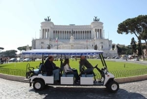 Roma: Visita guiada privada en carro de golf por lo más destacado de la ciudad