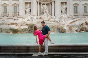 Roma: Sessão fotográfica privada na hora dourada da Fontana di Trevi