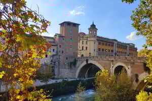 Rom: Privat vandretur, Sandhedens Mund og jødisk ghetto