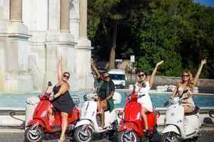 Rom: Vespa-tur med professionelt fotoshoot som passager