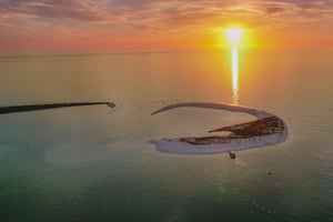 South Pasadena: Rejs o zachodzie słońca na wyspie i pokaz świateł Skyway