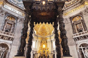 サンピエトロ大聖堂、地下、ドームのガイドツアーをご案内いたします