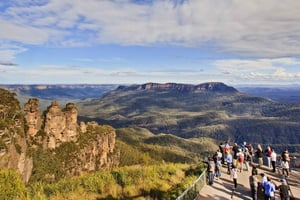 Excursion dans les Blue Mountains avec déjeuner : Scenic World, zoo et photo avec un koala