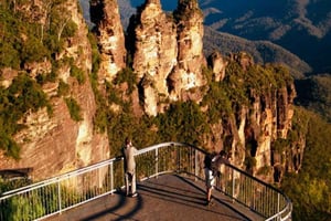 Kombinasjon: Blue Mountain Tour + Sydney hopp-på-hopp-av-buss-billett