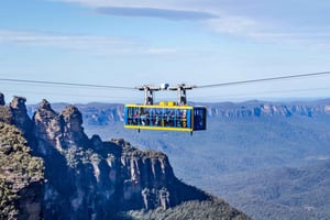 Privat tur til Blue Mountains, Scenic World og Wentworth Falls