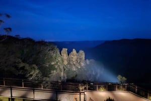Visite nocturne des montagnes bleues de Sydney (privée)