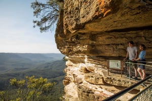 Blue Mountains: Sonnenuntergang, Wasserfälle, Wildtiere (ab Sydney)