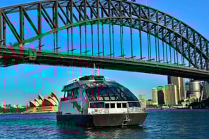 Sydney Harbour: lunchcruise met glazen boot