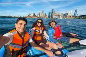 Sydney: Self-Guided Kayak Rental with Photo Map