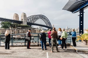 Sydney: The Rocks og Sydney Harbour – guidet omvisning til fots