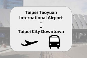 Taipei: Aeropuerto de Taoyuan (TPE) Traslado de ida y vuelta en autobús