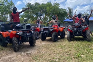 3-hour quad bike tours in Nungwi and Kendwa along coastal paths and through villages