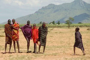Autêntica aldeia Maasai e visita cultural