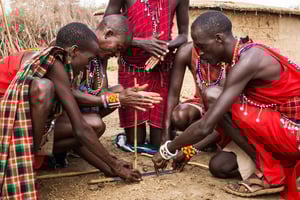 Maasai village visit and chemka hot-springs with hot lunch