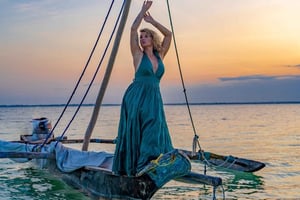 Nungwi, Zanzibar: Private Sunset Cruise with Music & Snacks