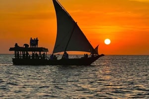 Stone Town: Sunset Dhow Cruise with Drinks, Snacks & Music