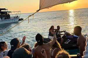 Sunset party cruise in Zanzibar with BoomBoom Boat