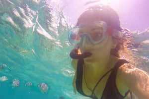 Sansa Barima: Blaue Lagune, Seesterne & Schwimmen mit Schildkröten in der Salaam-Höhle