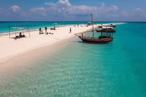 Zanzibar: banco di sabbia di Nakupenda