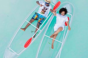 Zanzibar: przezroczysty kajak i dron (z odbiorem w cenie)