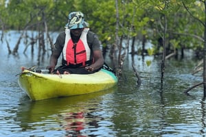 Sansibar: Uzi-saaren kajakkimatka