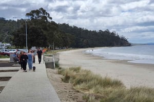 Hobart, brousse et plage (visite en petit groupe de 2 heures)
