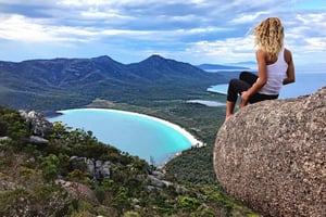 Dagsutflykt till Wineglass Bay och Freycinet National Park från Hobart