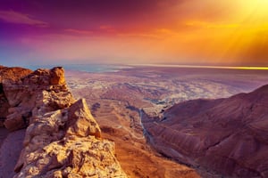 Fra Tel Aviv: Masada Sunrise, Ein Gedi og Dødehavstur