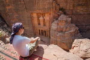 Tel Aviv : Circuit de 2 jours à Petra et Wadi Rum avec séjour dans un camp bédouin