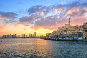 Tel Aviv-Yafo. De Diamantbeurs. Mini Israël. Abu Ghosh