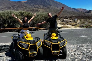 Tenerife: Teide Quad Trip (day/sunset) with a drink