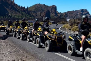 Teneriffa: Teide-vuorella: Opastettu Off-Road Quad Tour