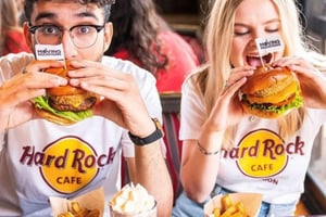 Teneriffa: Hard Rock Cafe Set Menu Mittagessen oder Abendessen & Getränk