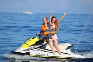 Puerto Colón: Jet Ski Tour langs de kust van Tenerife met foto's