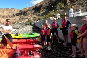 Tenerife: Palm-Mar dobbel kajakkutleie med snorkelutstyr
