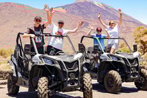 Tenerife: Teide Mountain Buggy On-Road GuidedTour with drink