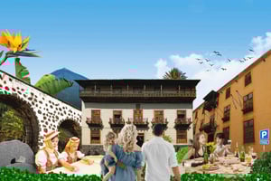 La Orotava: Casa de los Balcones & Molino del Hoyo Gofio Mill (Mylly)