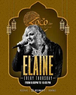 Elaine in Zoco Restaurant, Los Cristianos