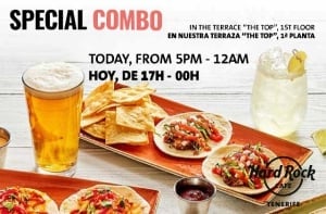 Offre spéciale au The Top Terrace, Hard Rock Cafe, Las Americas