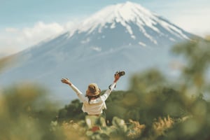 Minato: Mt Fuji & Oishi Park Private Short Day Tour in Car